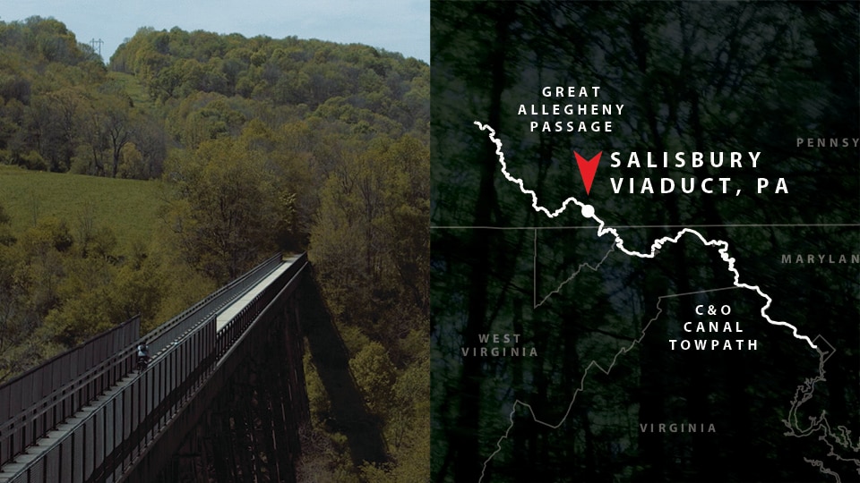 Salisbury Viaduct, PA • GAP MILE 34