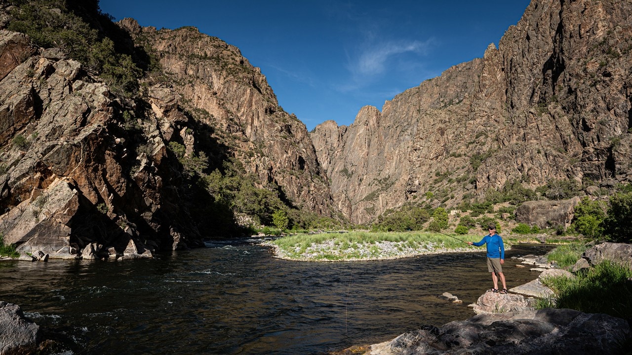 The Gunnison River is designated as Gold Medal Water & Wild Trout Water.