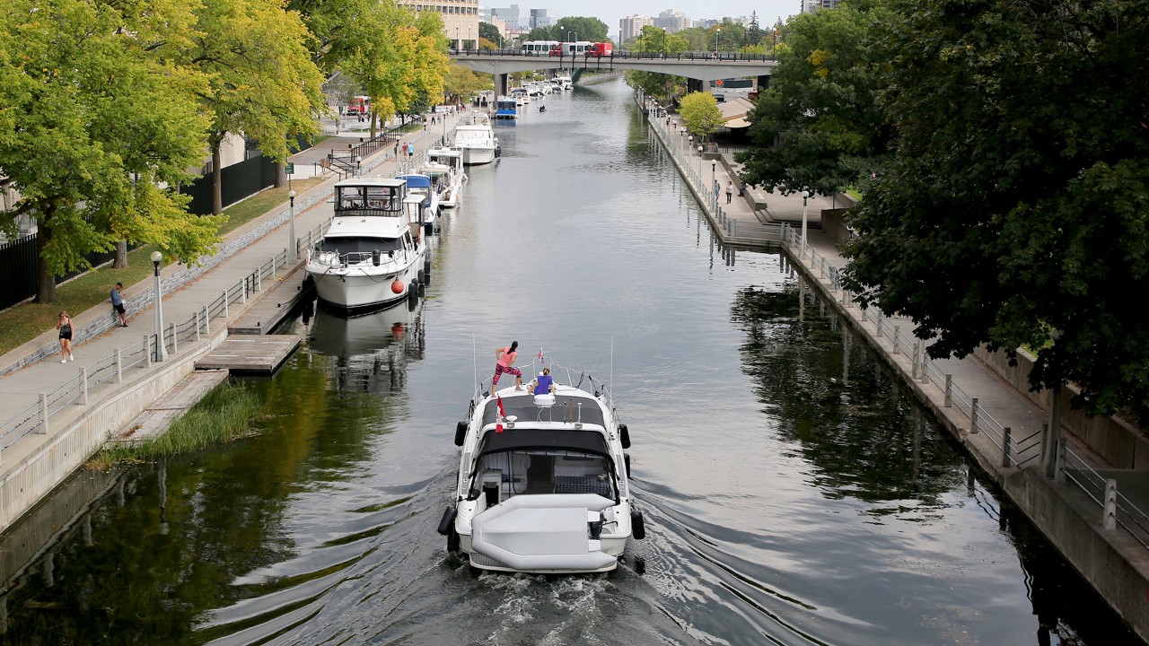 The Rideau Canal is a UNESCO World Heritage Site.