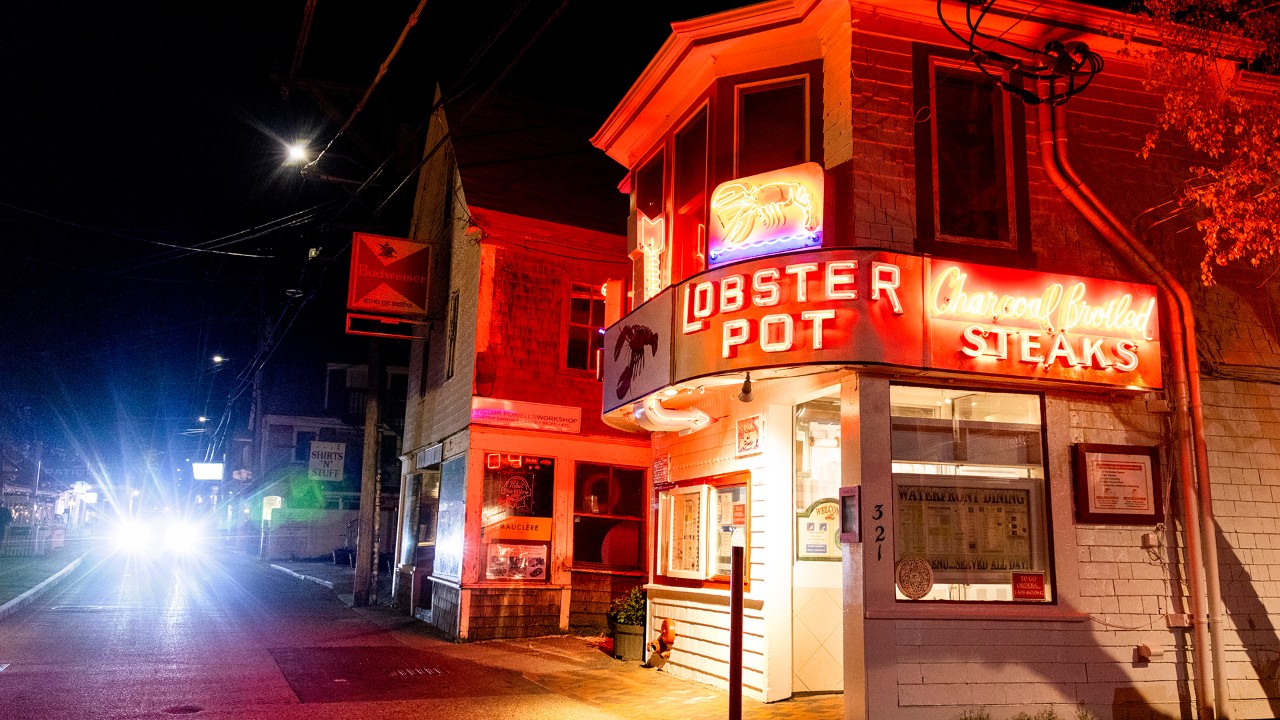 The Lobster Pot is a Provincetown landmark that serves fresh seafood.