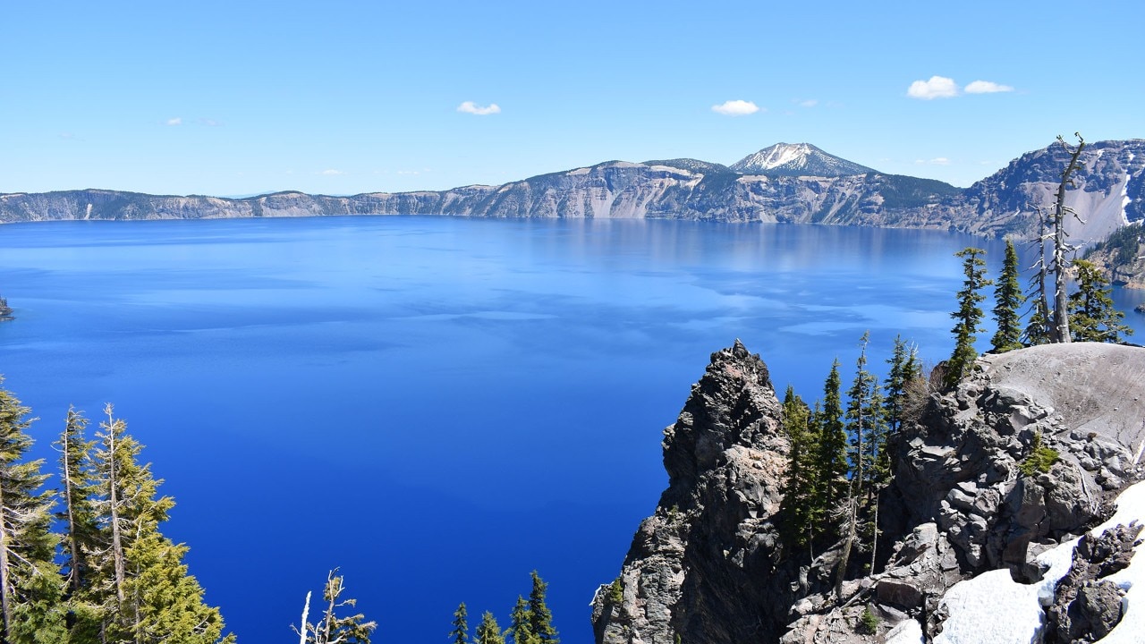 Crater Lake is the deepest lake in the United States.