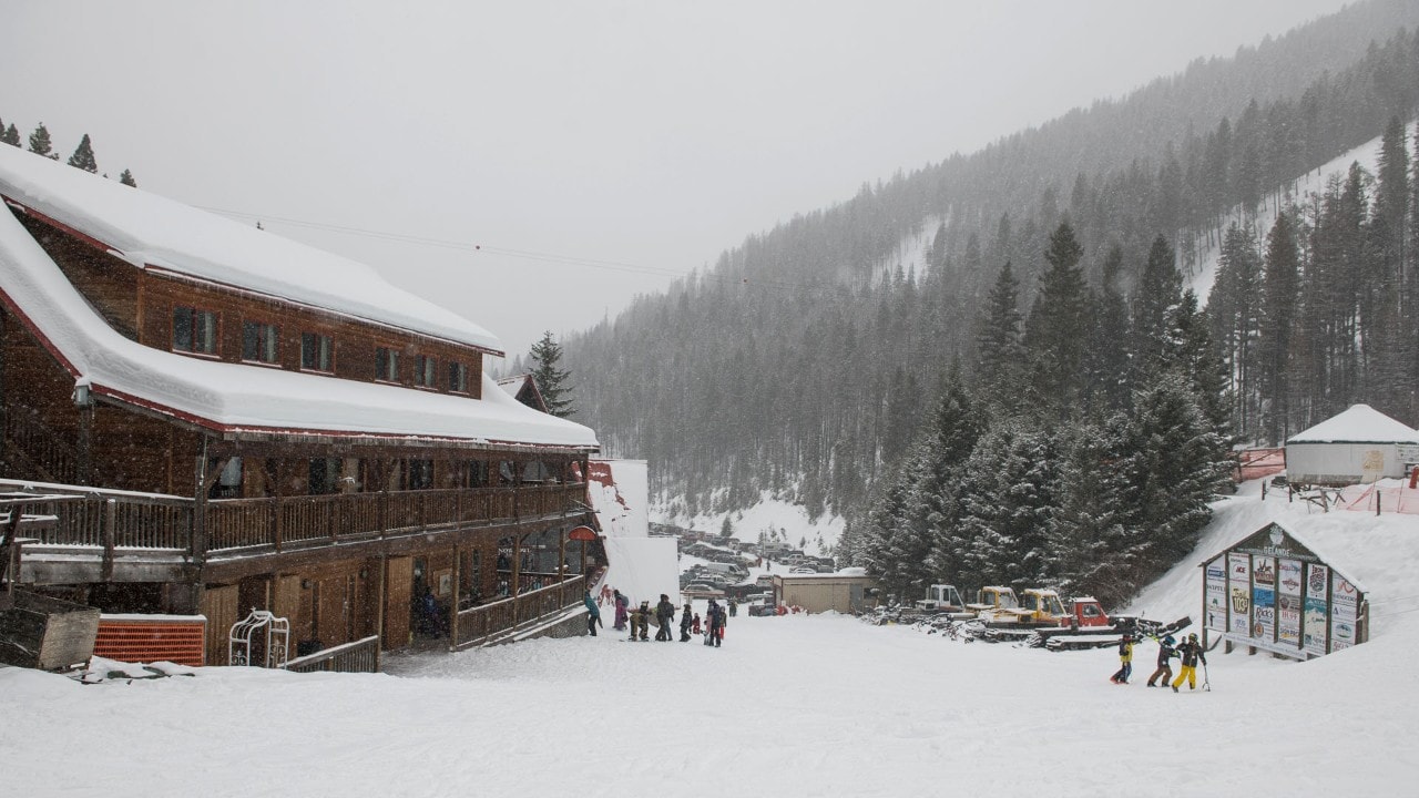 The lodge at Montana Snowbowl