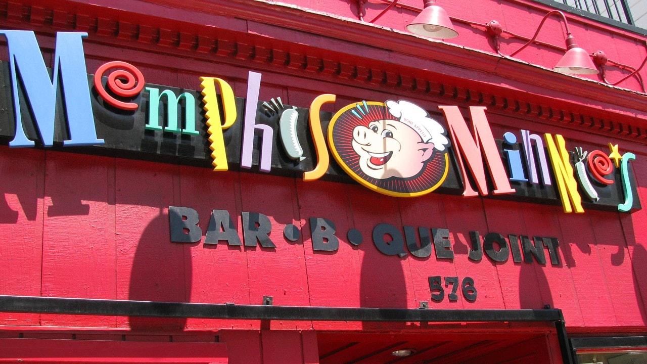 Memphis Minnie's serves terrific barbecue.
