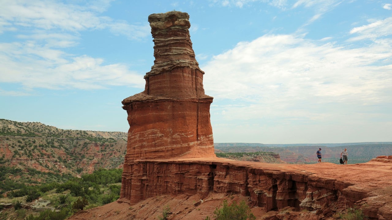 The Lighthouse formation is the iconic symbol of Palo Duro Canyon.