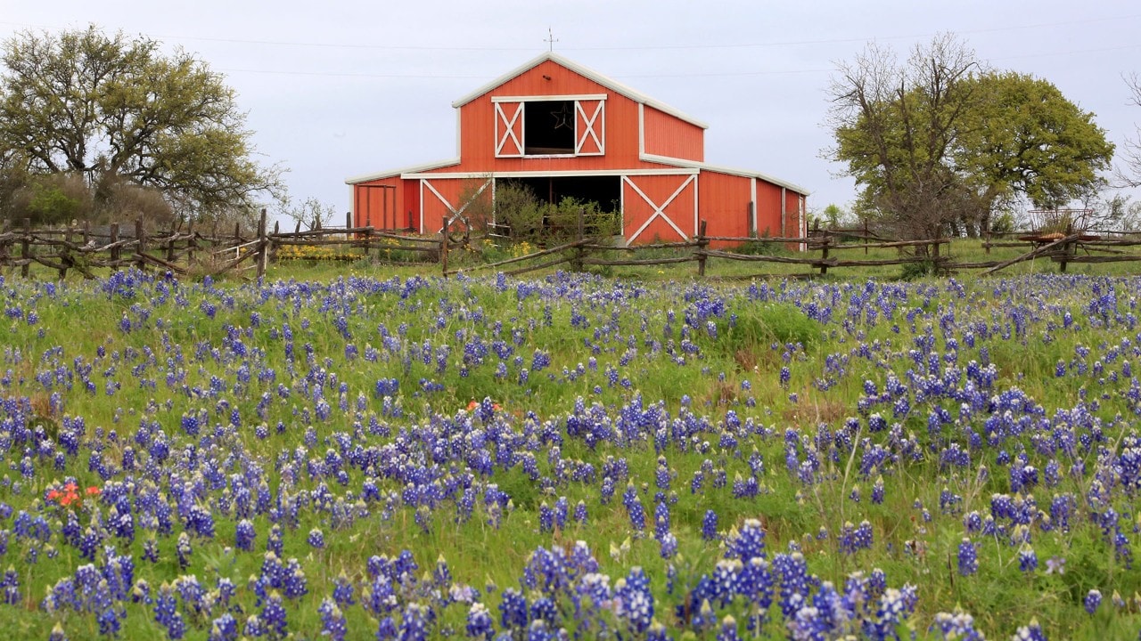 A barn in the Texas Hill Country