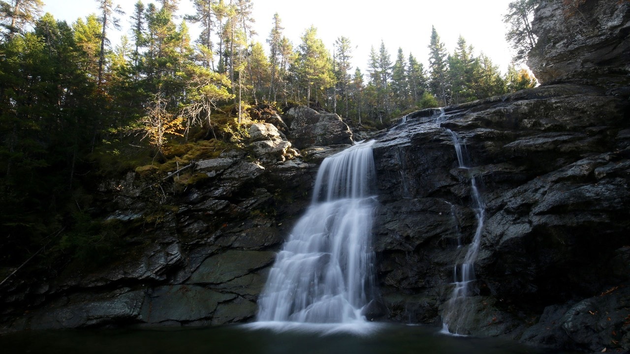 Laverty Falls in Fundy National Park, New Brunswick.