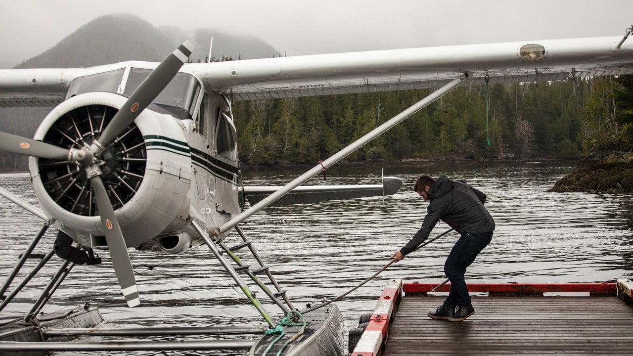 Tofino Air offers flights to and from the hot springs.