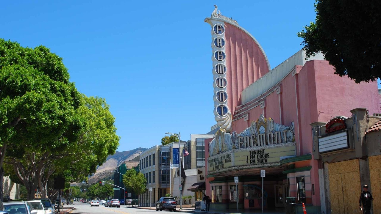 The historic Fremont Theater is in downtown San Luis Obispo.
