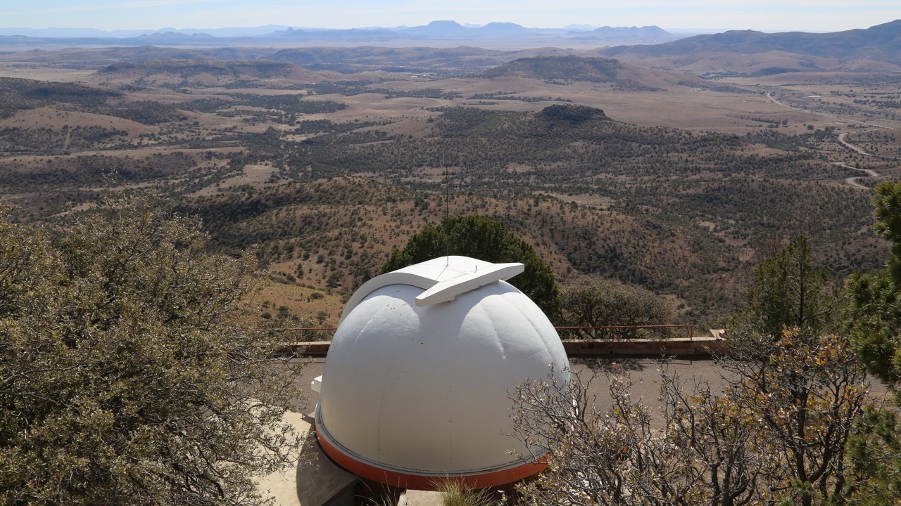 View from the McDonald Observatory.