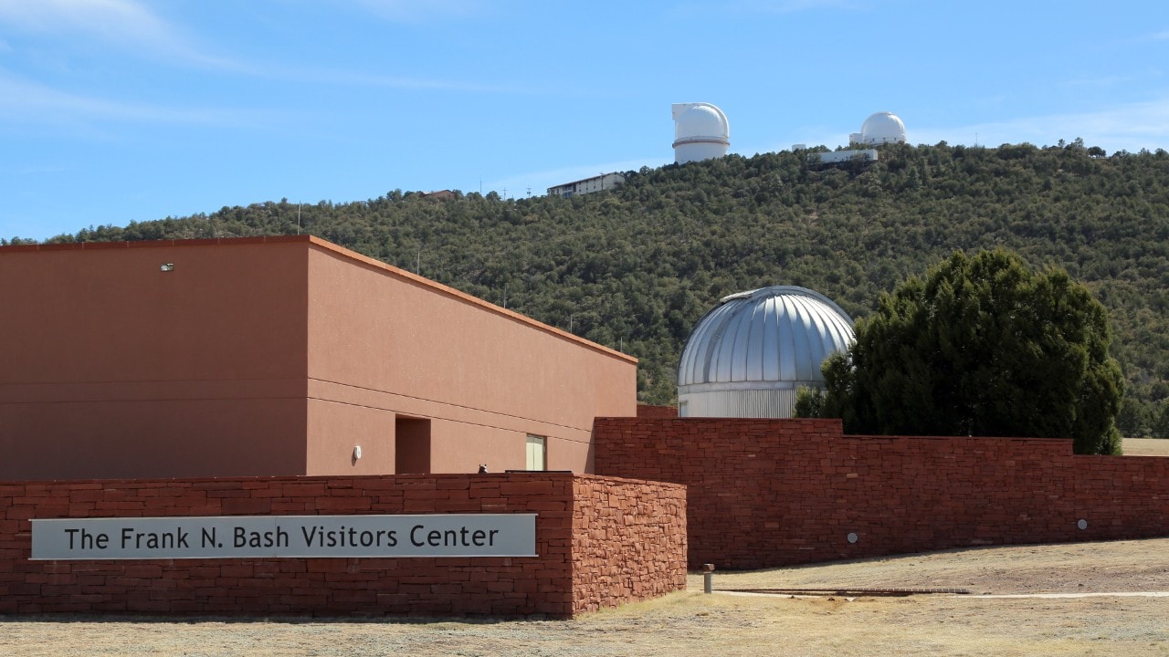 The Visitors Center at the McDonald Observatory.