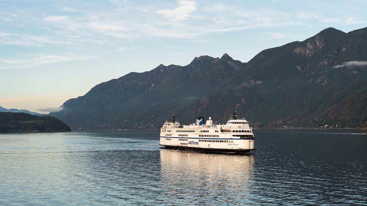 BC Ferries connect the many island communities of Canada's west coast.