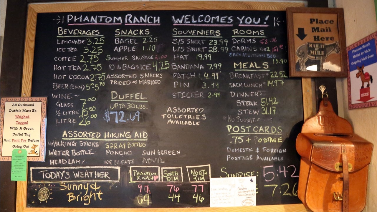 The Phantom Ranch restaurant and cantina.