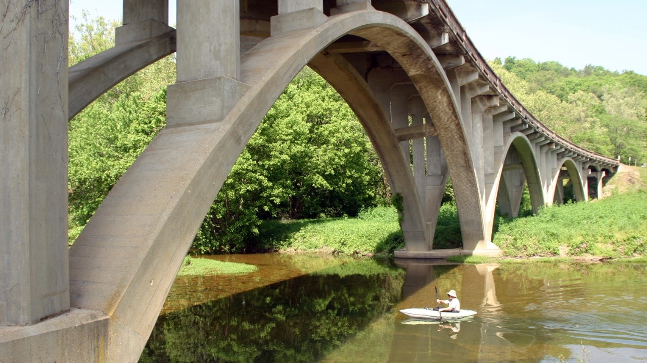Twin Bridges is a popular starting point for floats on the North Fork of the White River.