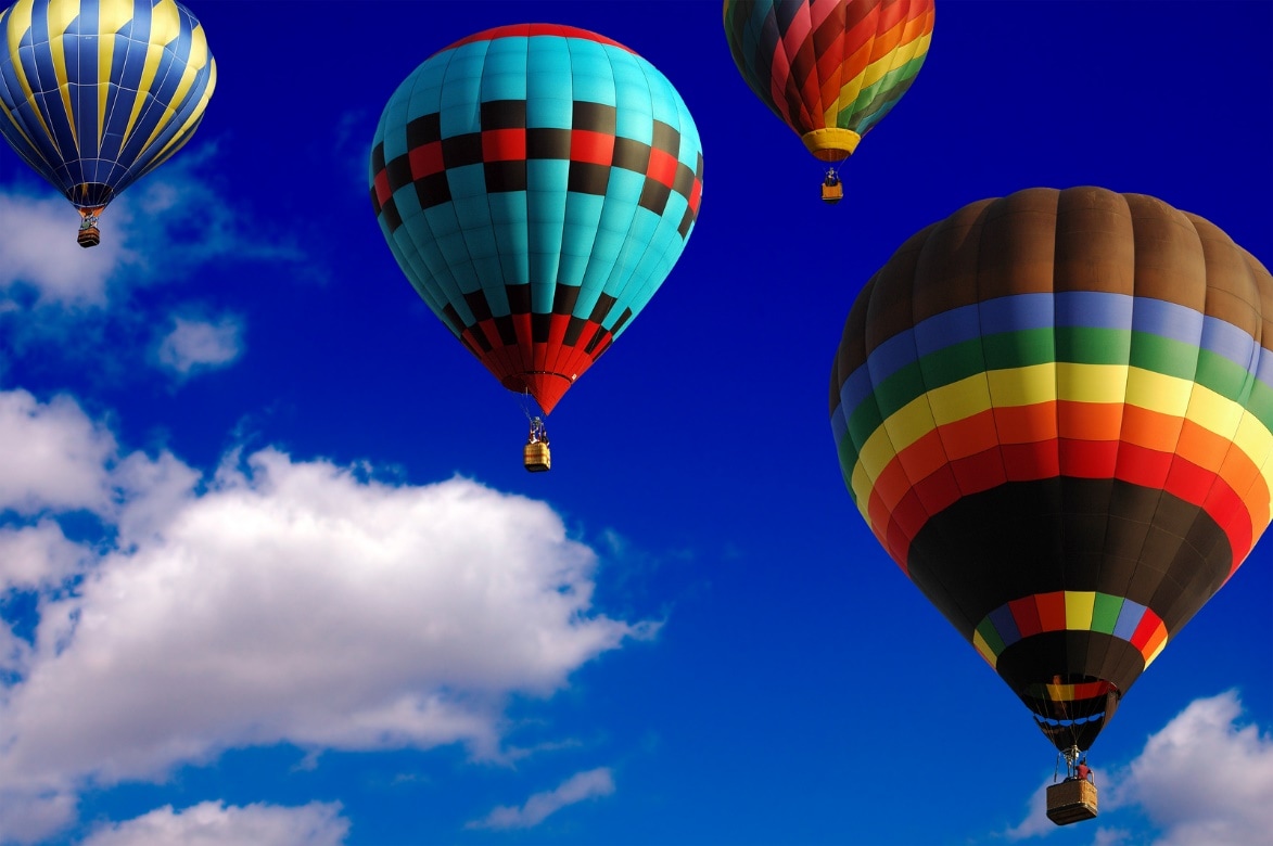 Hot air balloons in Albuquerque, NM
