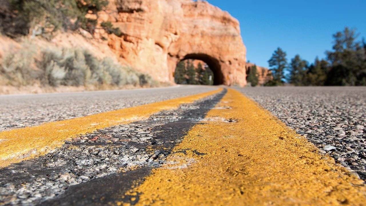 Scenic Byway 12 that leads into Red Canyon