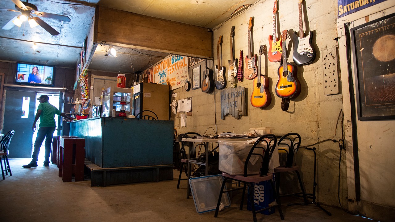 Established in 1948, the Blue Front Café in Bentonia is the oldest juke joint in Mississippi.