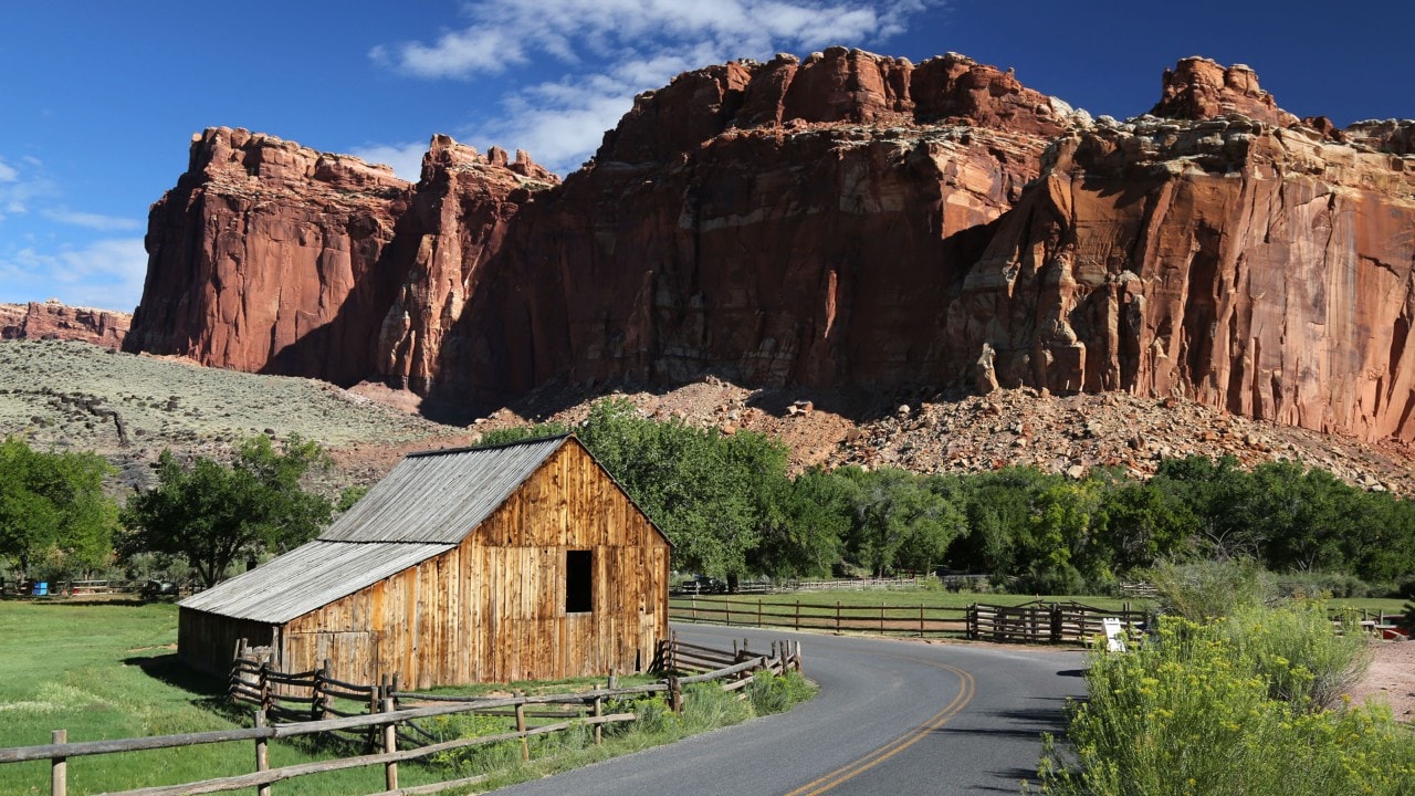Capitol Reef National Park in Utah features dramatic rocks. Photo by Charles Williams