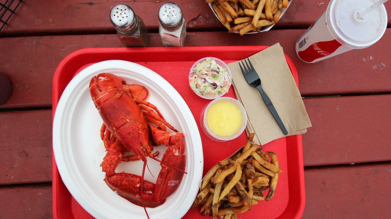 A lobster feast.
