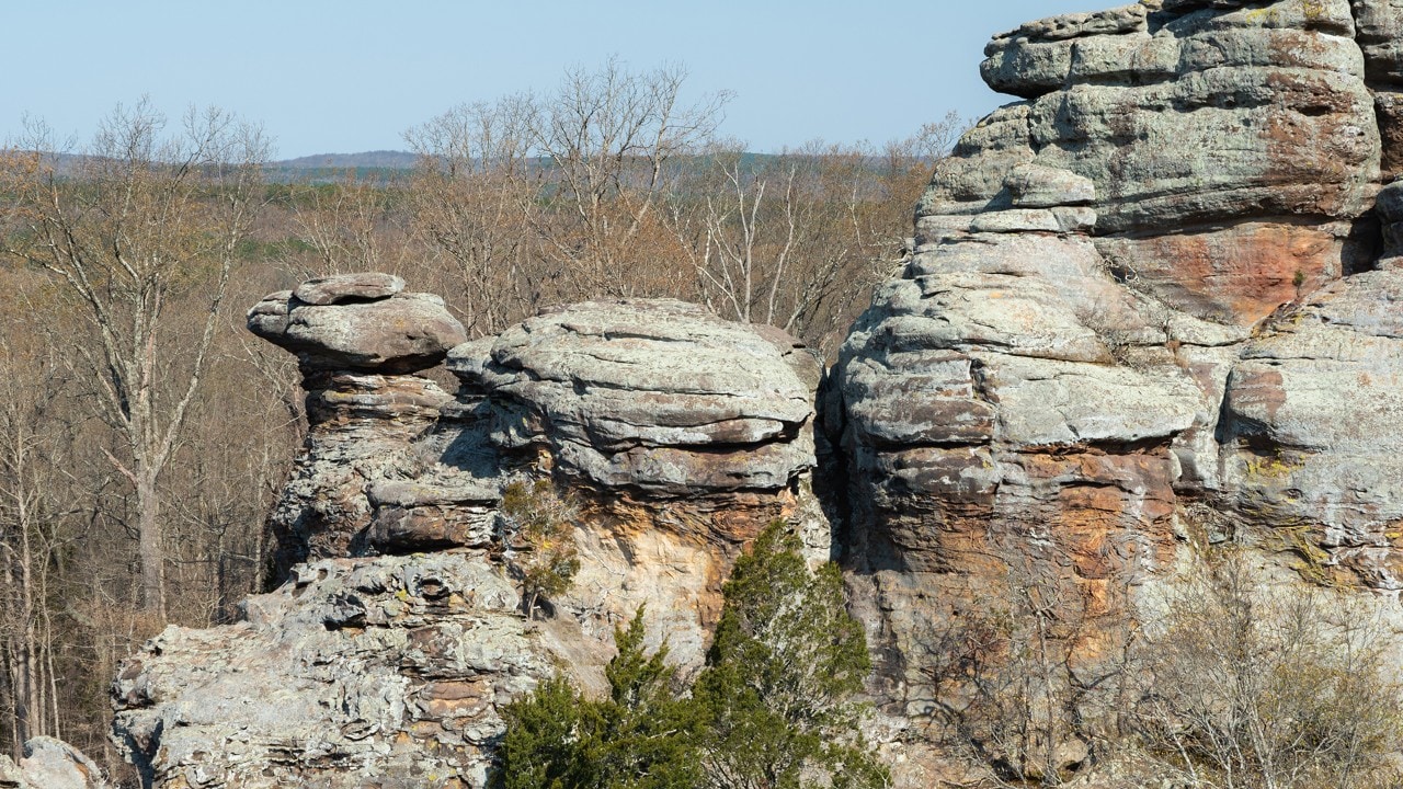 Camel Rock is one of Illinois’ most photographed rock formations.