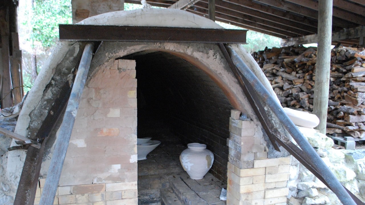 One of Brian Nettles' kilns