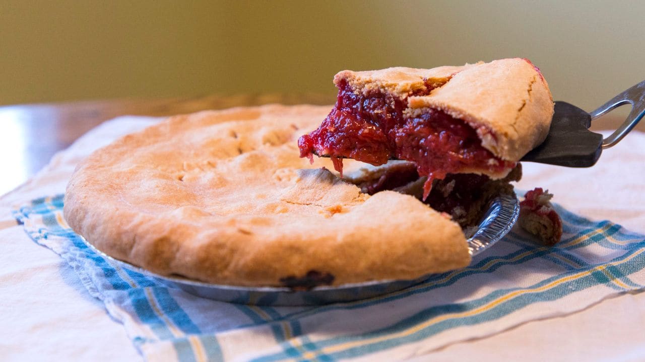 The strawberry rhubarb pie from Lisa's Pie Shop was the author’s overall favorite.