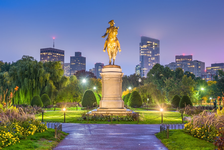 George Washington Statue Boston