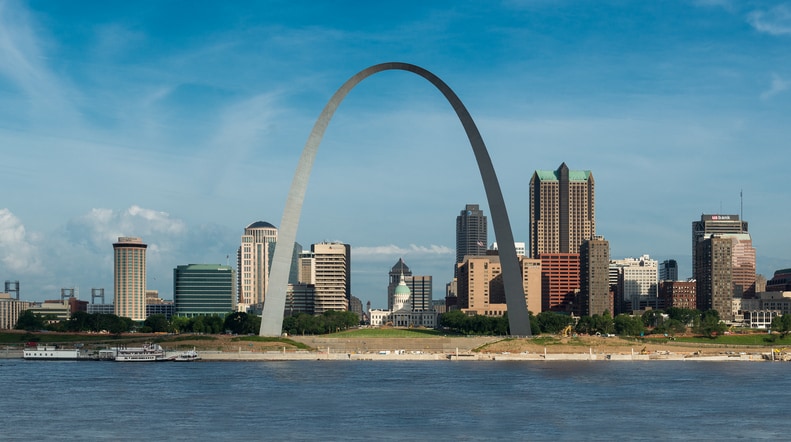 St. Louis Skyline and Arch