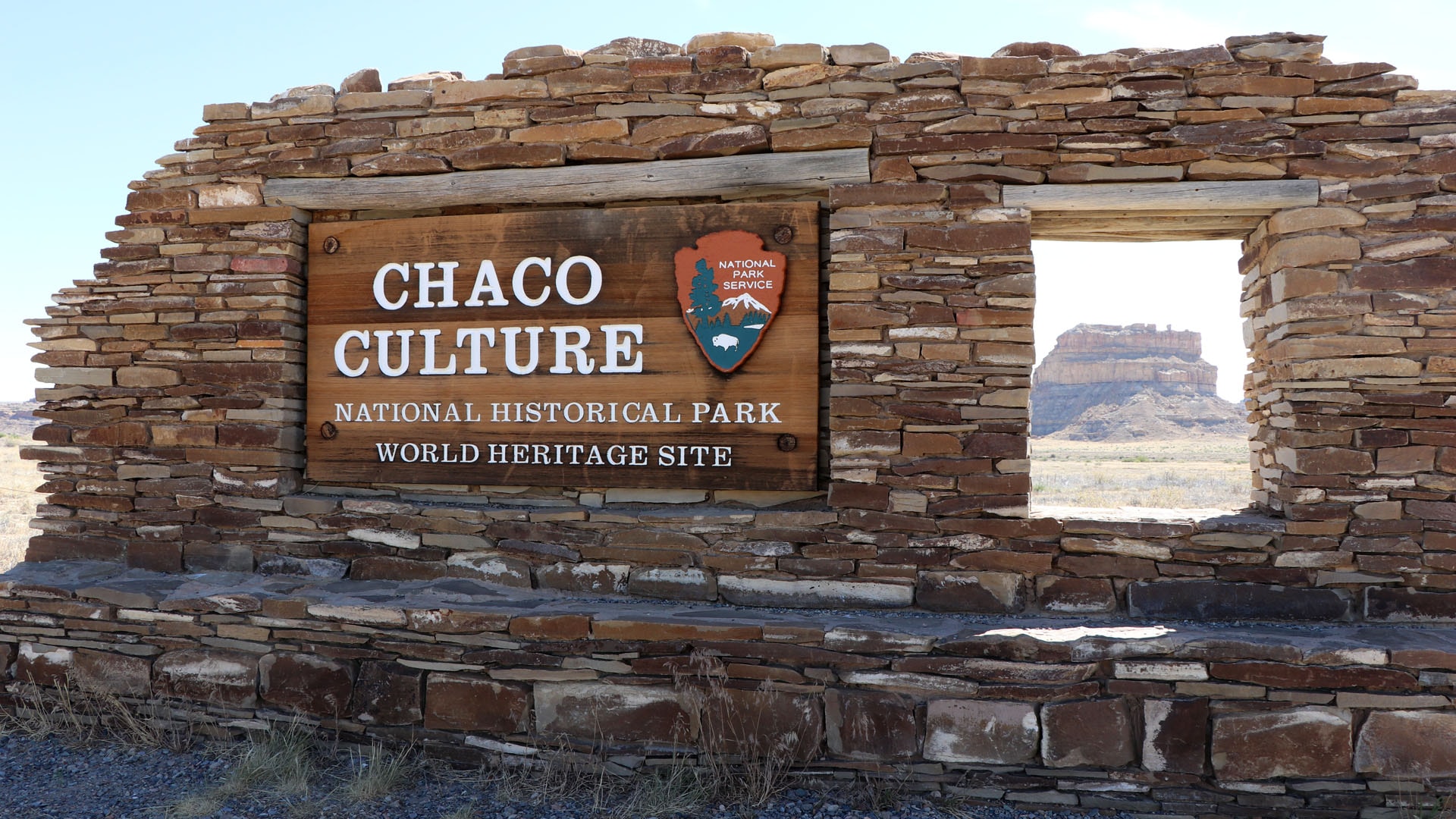 The Chaco Canyon National Historical Park is in a remote area of northwest New Mexico.