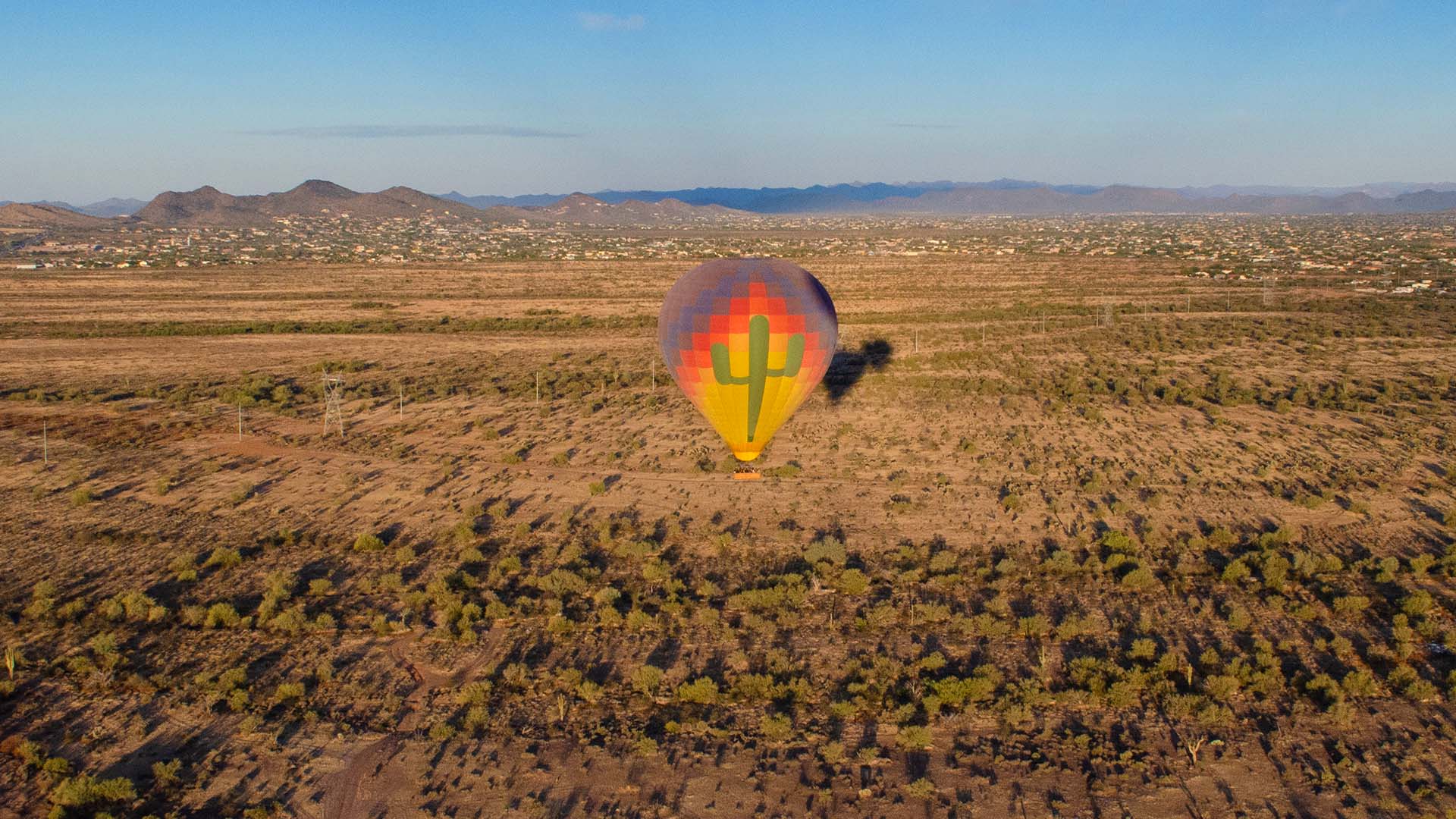 "You don't realize how huge hot air balloons are until you're riding in one," said the writer.