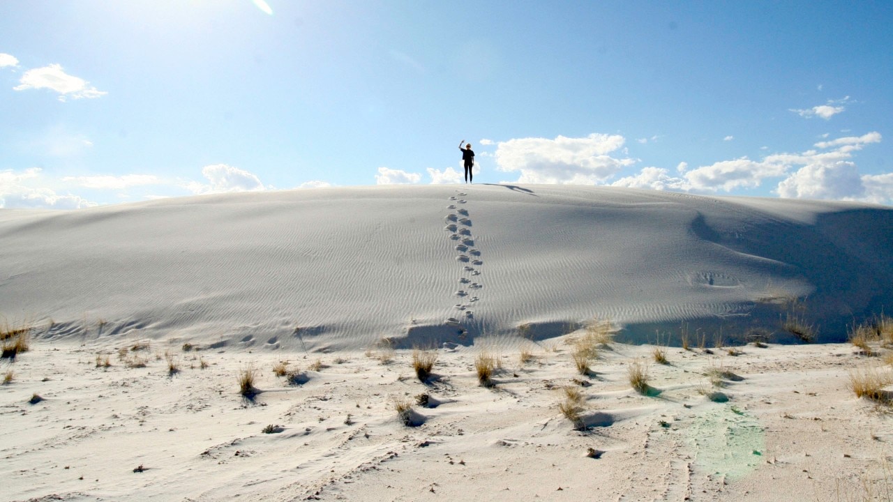 white sands