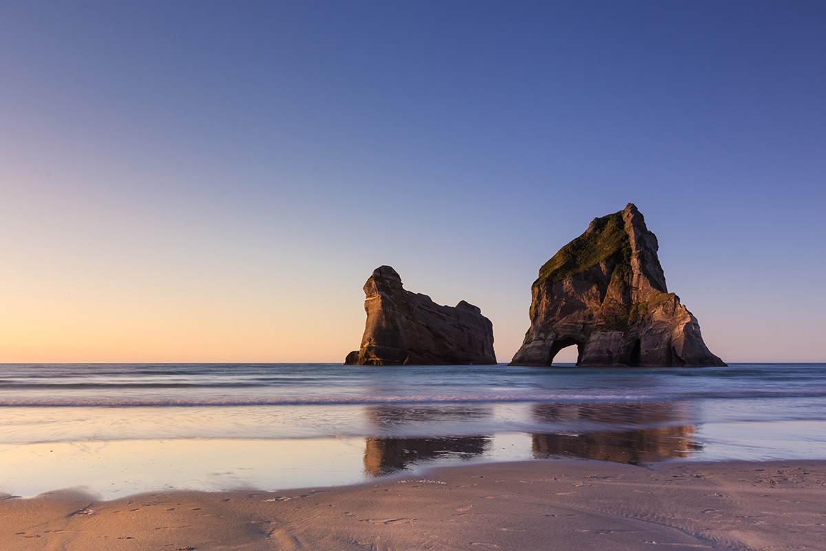 Wharariki Beach