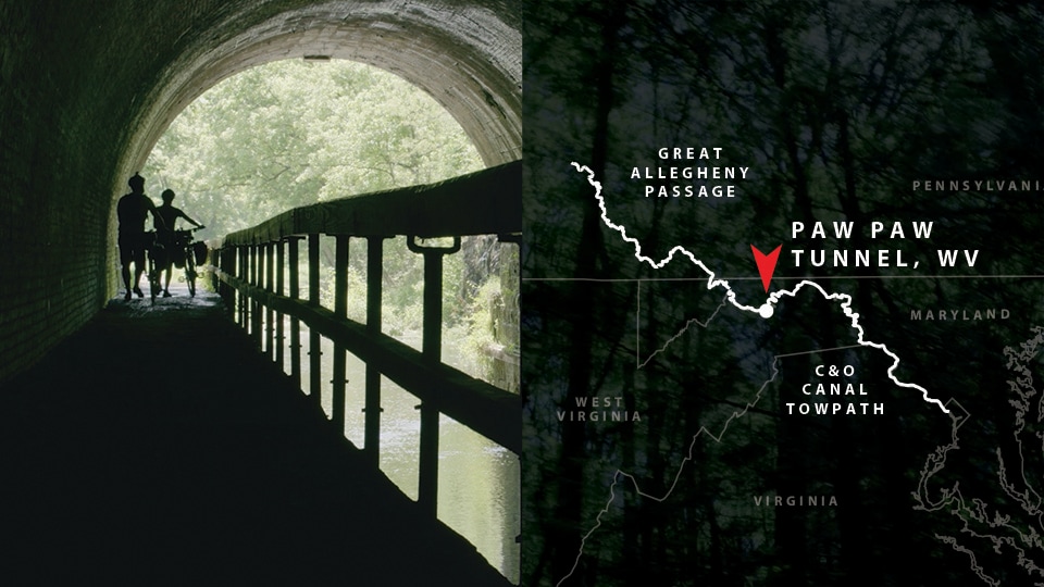 Paw Paw Tunnel, WV • C&O MILE 156.5