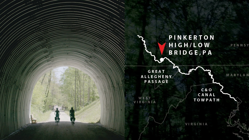 Pinkerton High/Low Bridge, PA • GAP MILE 51