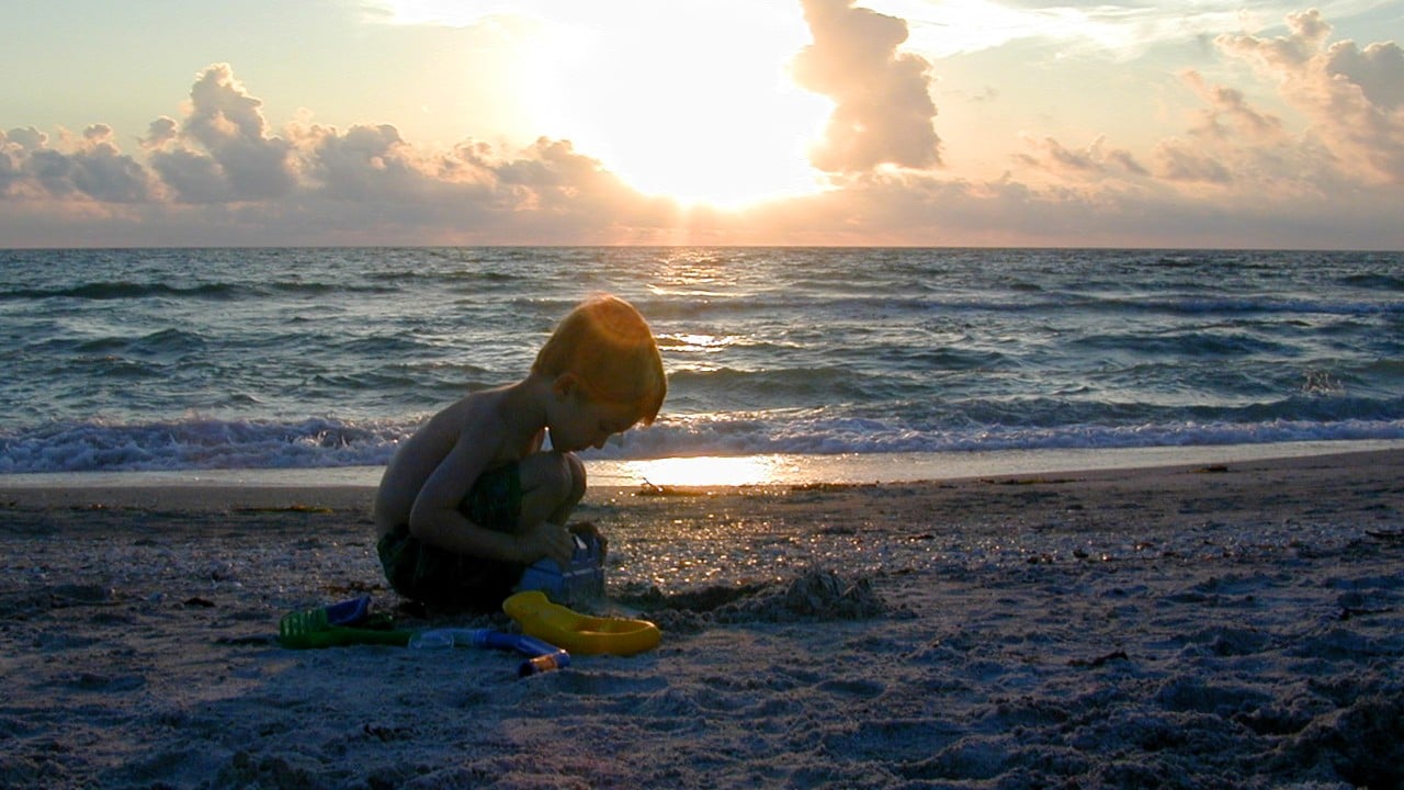 Kids love to build sandcastles on Sarasota Beach.