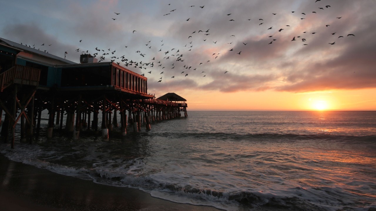 Alan B. Shepard Jr., the first American in space, reportedly visited the Cocoa Beach Pier.