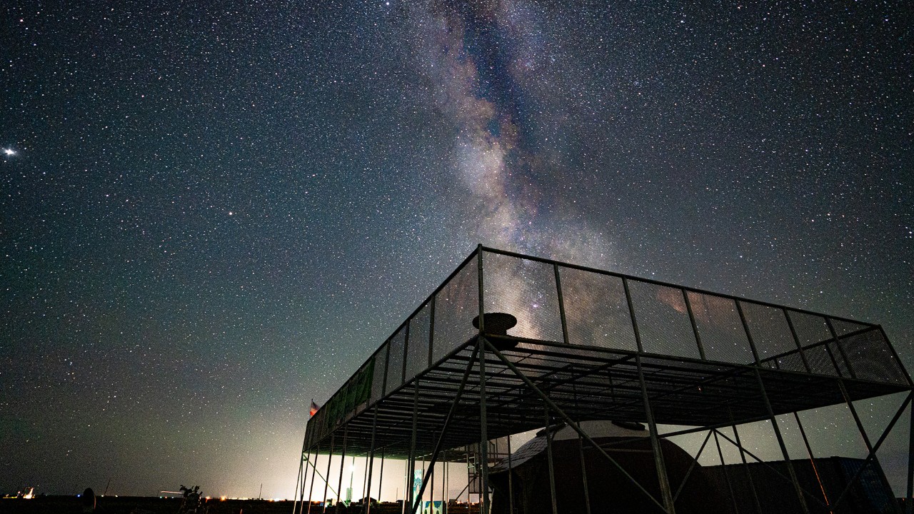 The UFO Watchtower, offering 360-degree views of the San Luis Valley, draws observers to Hooper, Colorado.