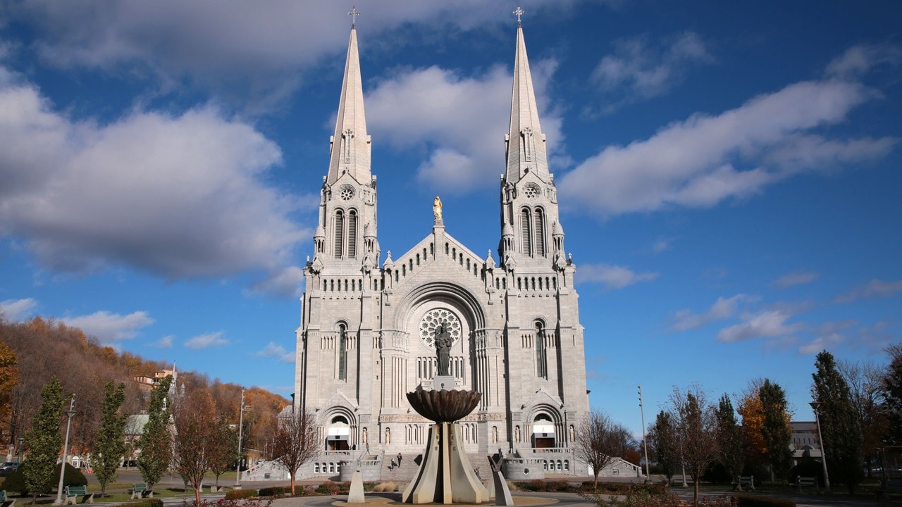 The basilica is about 328 feet high from the floor to the top of the bell towers.