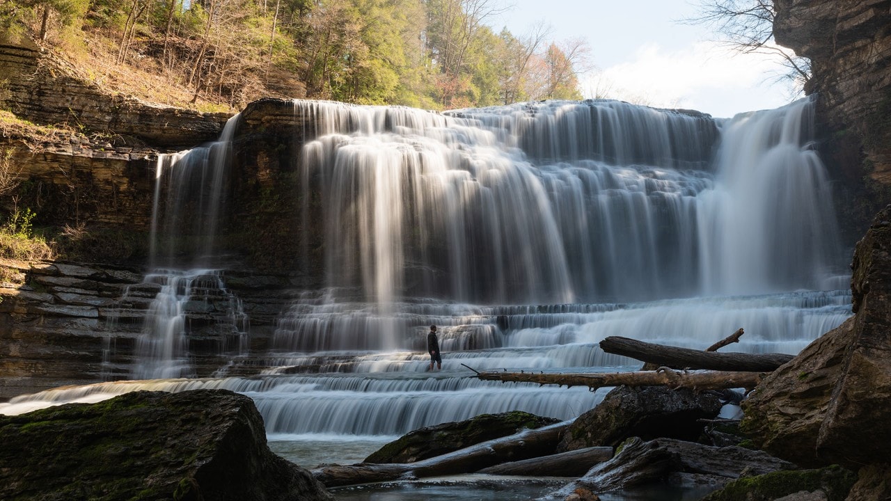 Cummins Falls is on the Blackburn Fork State Scenic River in Tennessee. Photo by Joe Howard