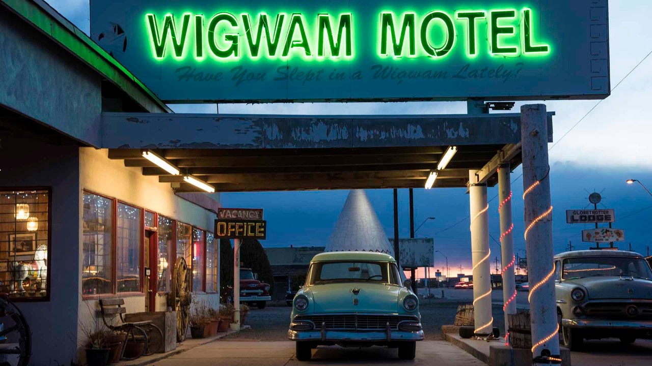 Reservations at the Wigwam Motel are sometimes tough to secure during the peak season for Route 66 road trips