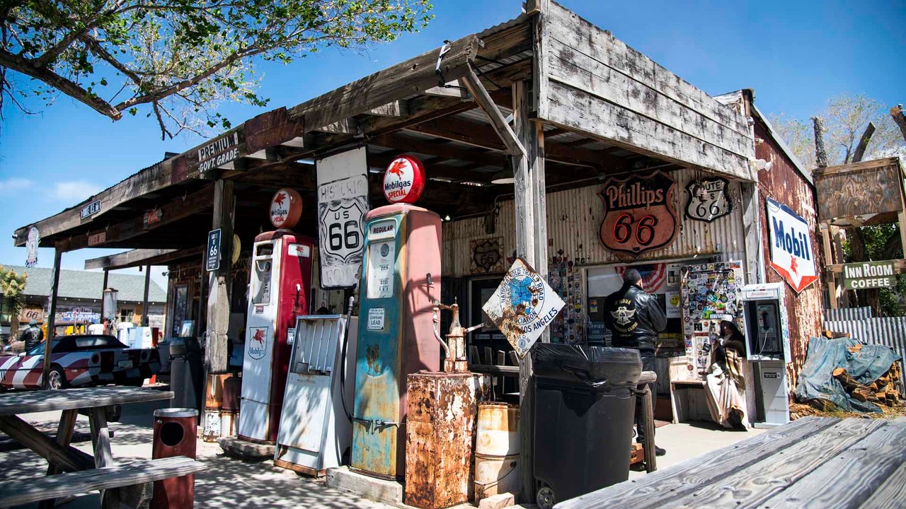 The Hackberry General Store is found along the longest continuous stretch of the old Route 66