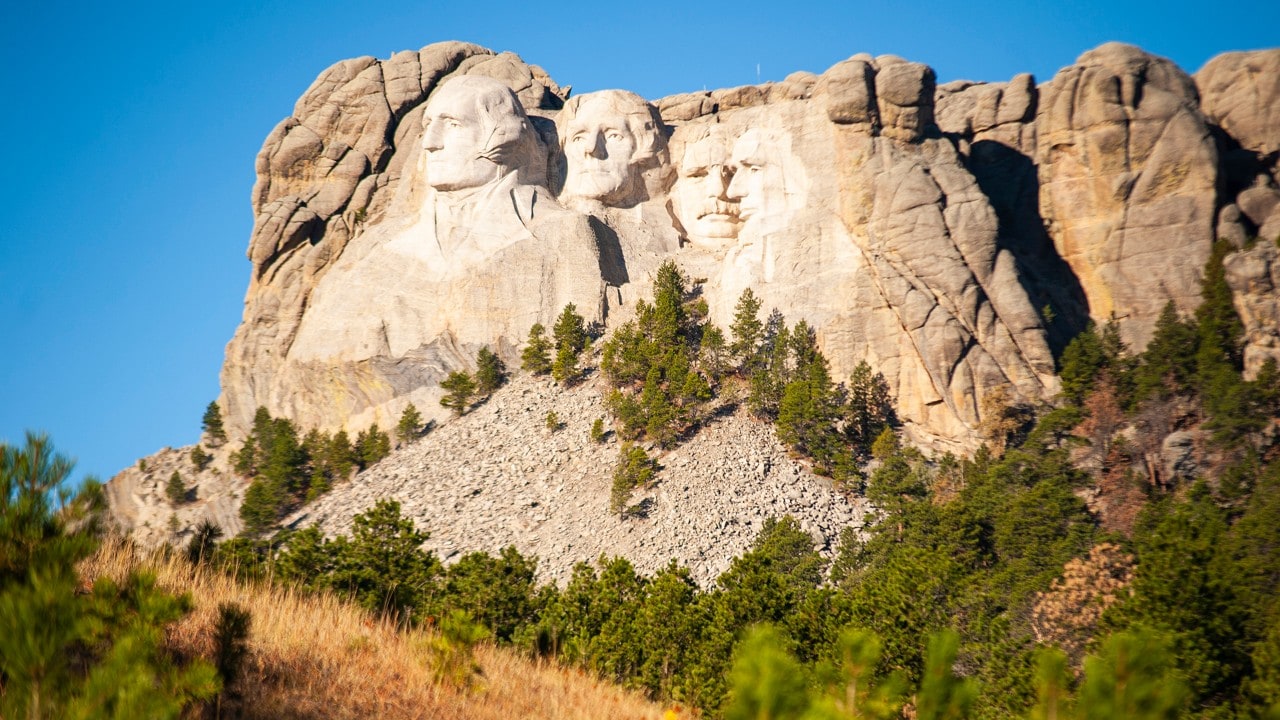 Over 2 million people visit Mount Rushmore National Memorial each year. 