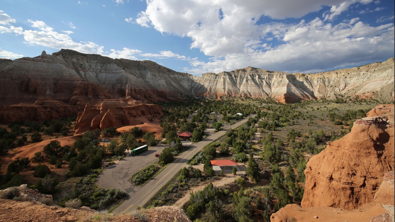 Kodachrome Basin State Park is 9.2 miles off Scenic Byway 12.