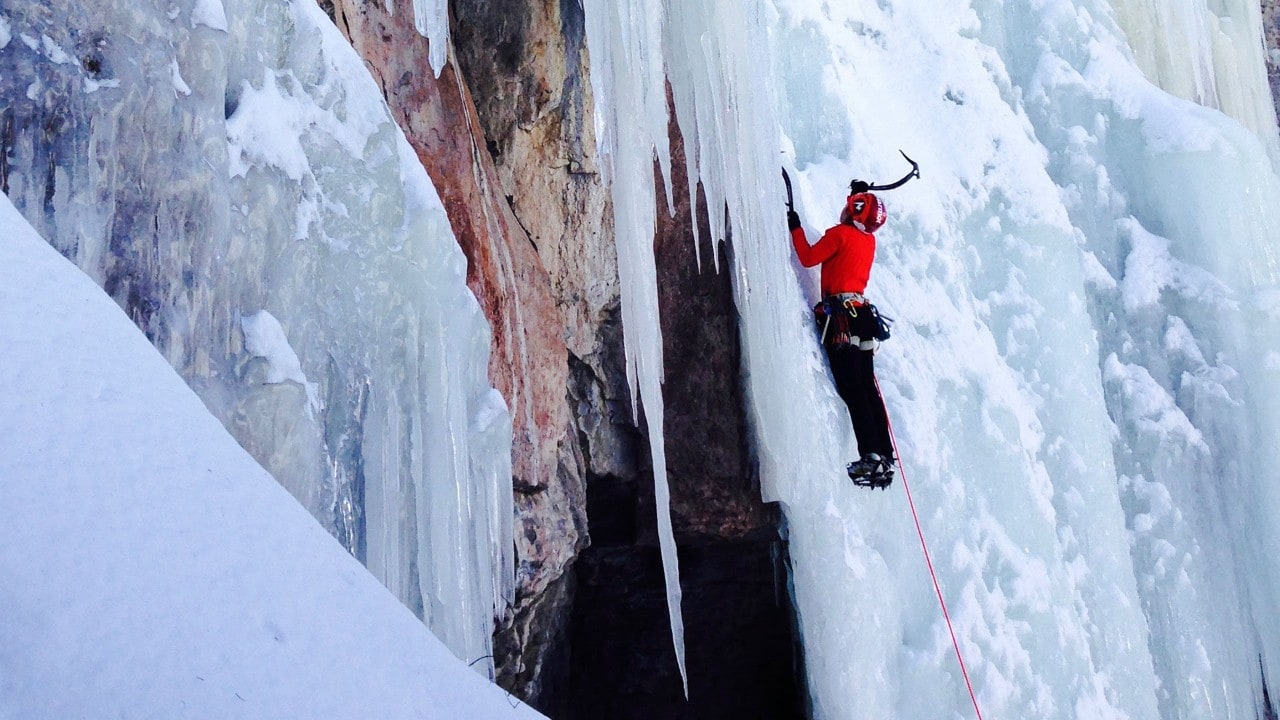 Climb a very cold mountain.