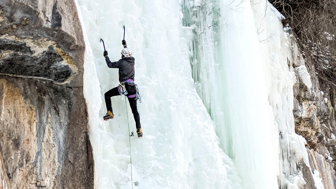 Walk on a wall of ice.