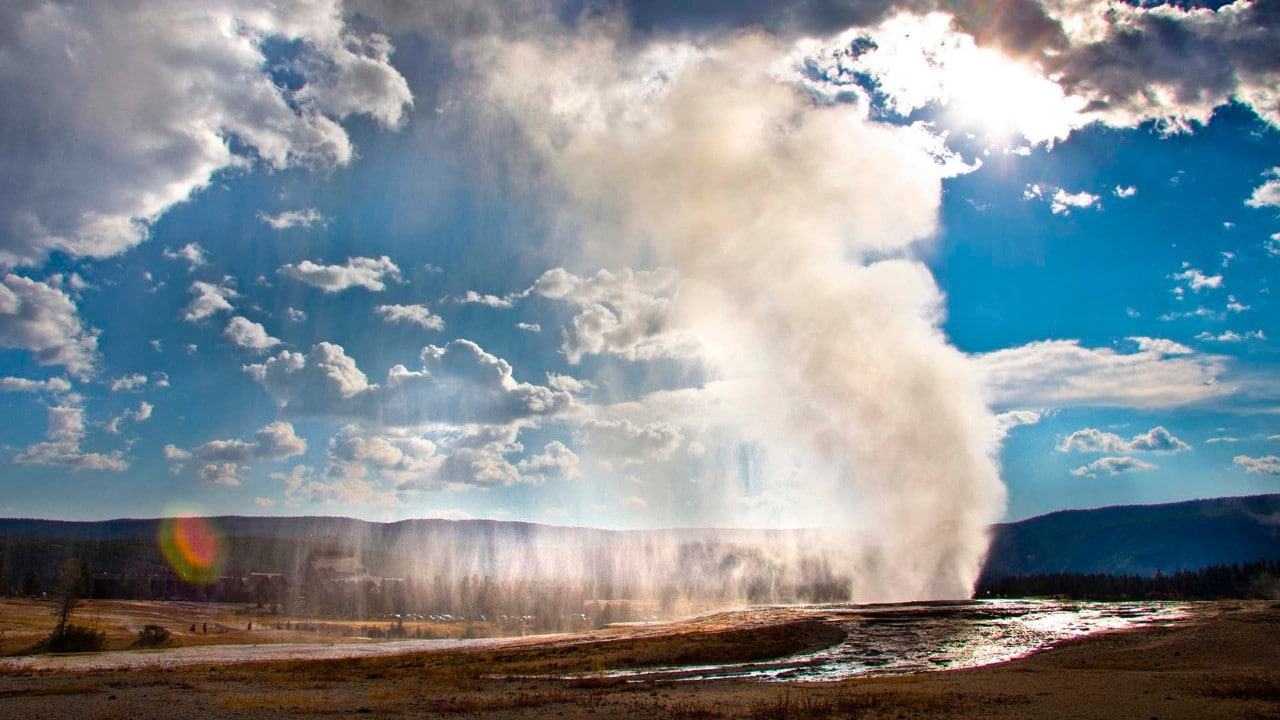Old Faithful. Photo by Getty Images