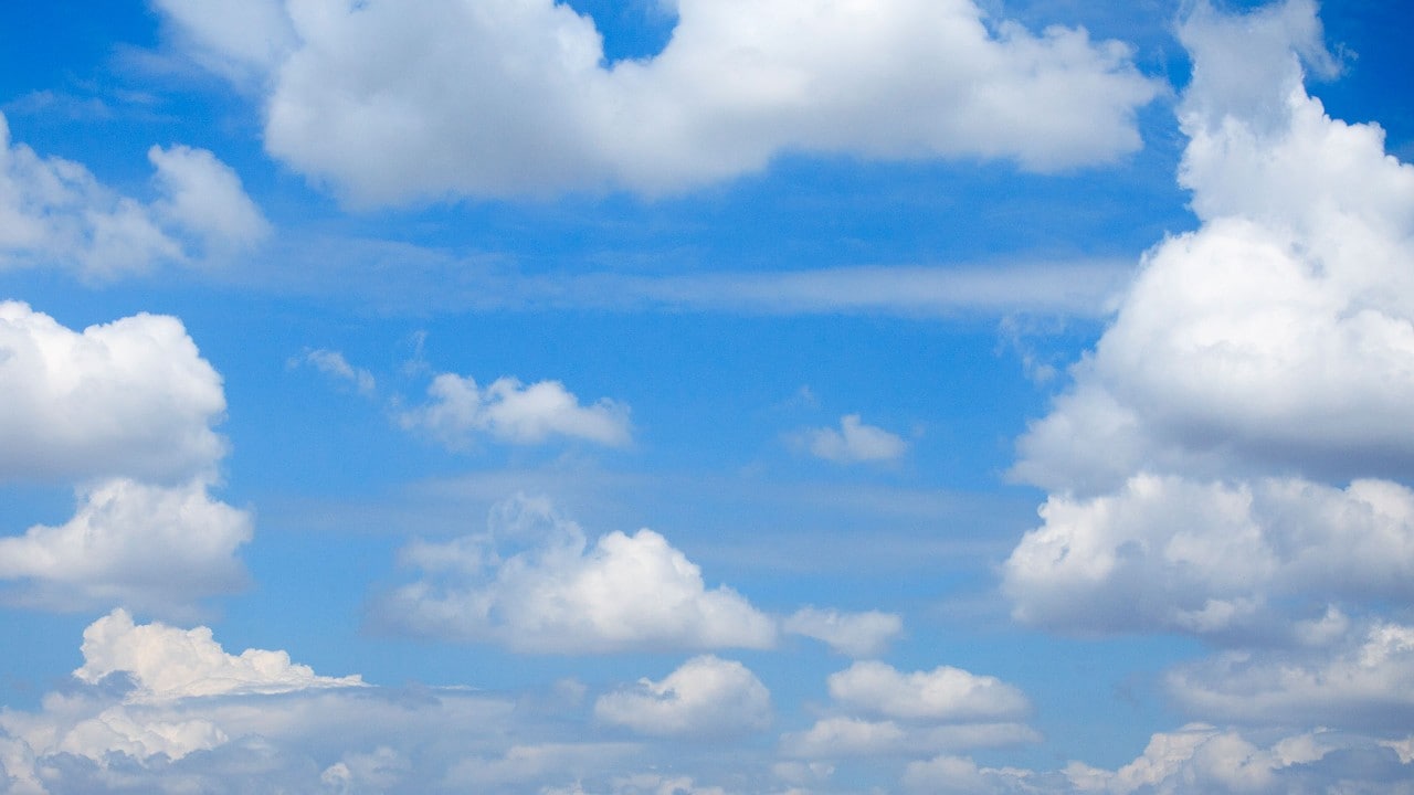 Nubes en el cielo