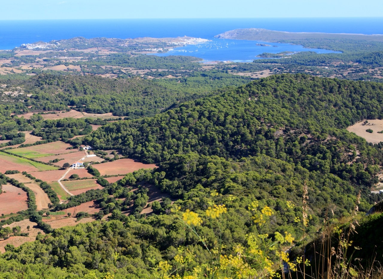 Vista panorámica desde la cima de Monte Toro, Menorca