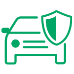 Car and Shield Icon